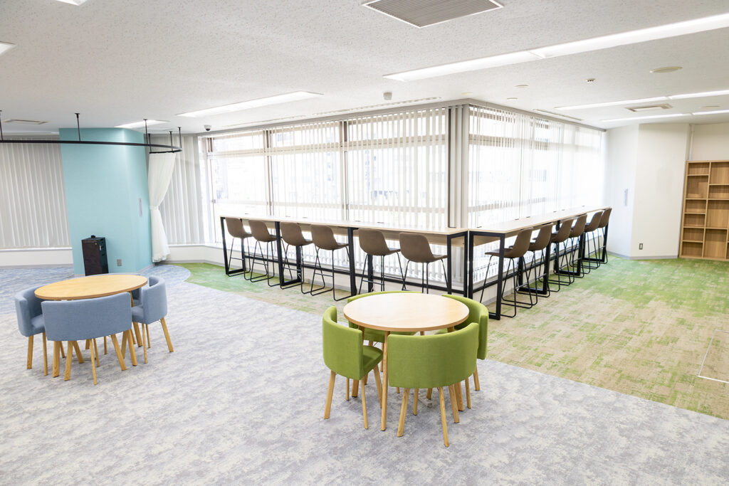 カフェスペースの写真