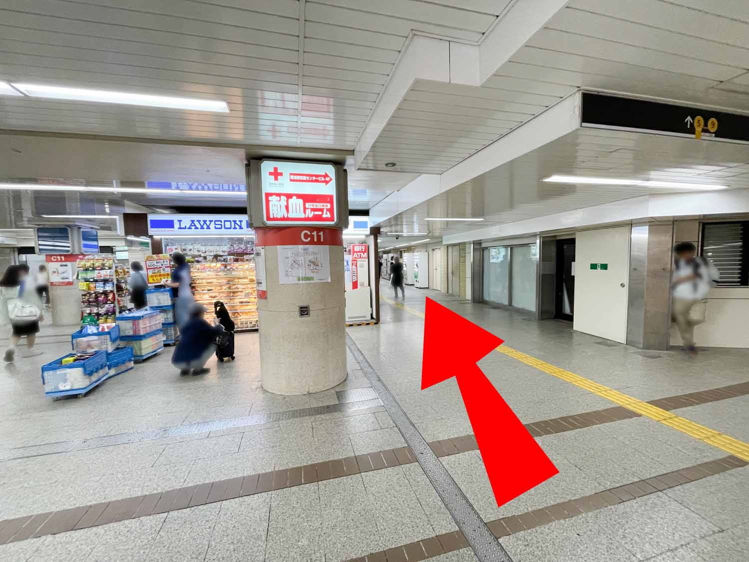 地下鉄なんば駅 アクセス方法2